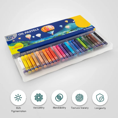 Kool Toolz Oil Pastels 25 Shades