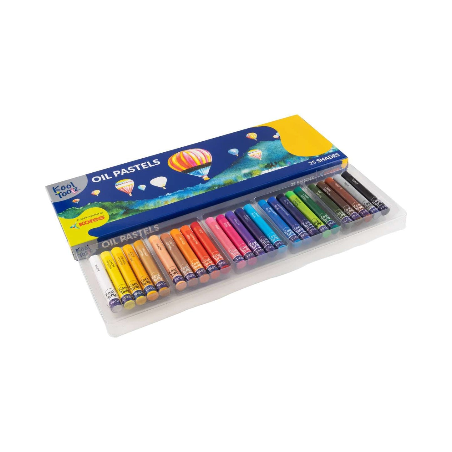 Kool Toolz Oil Pastels 25 Shades
