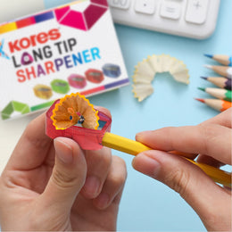 Kores Long Tip Sharpeners - Box of 20 pcs