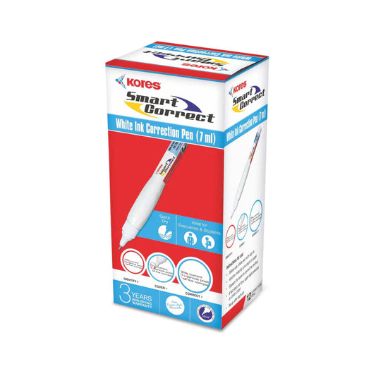 Kores Correction Pen Small - Pack of 10 pcs