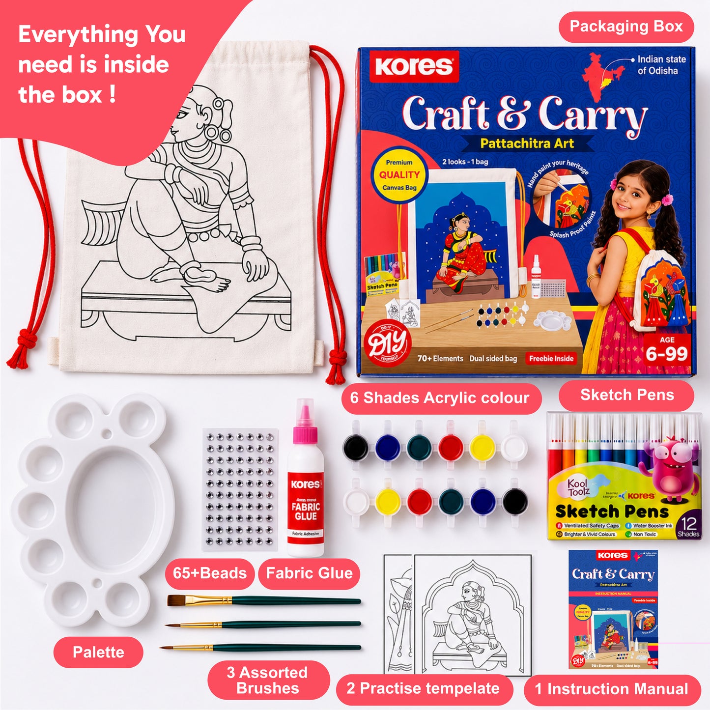Craft and Carry - Pattachitra Art Kit