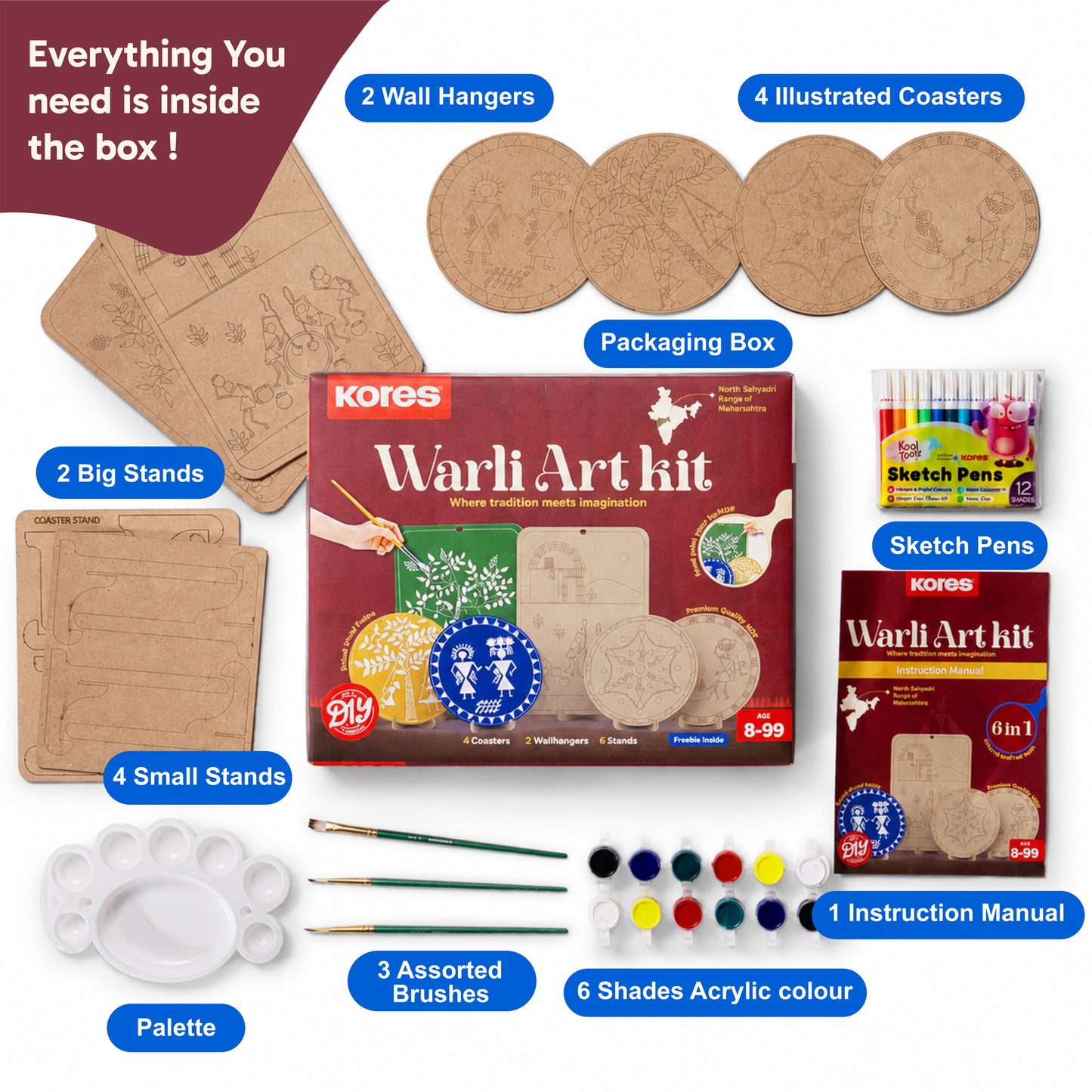 Warli Art Kit