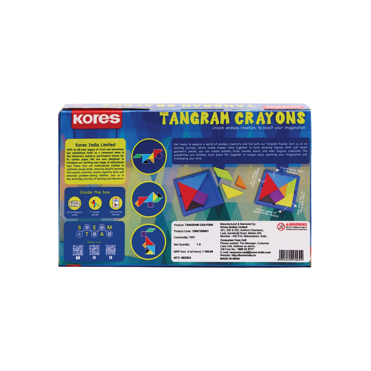 Tangram Crayons