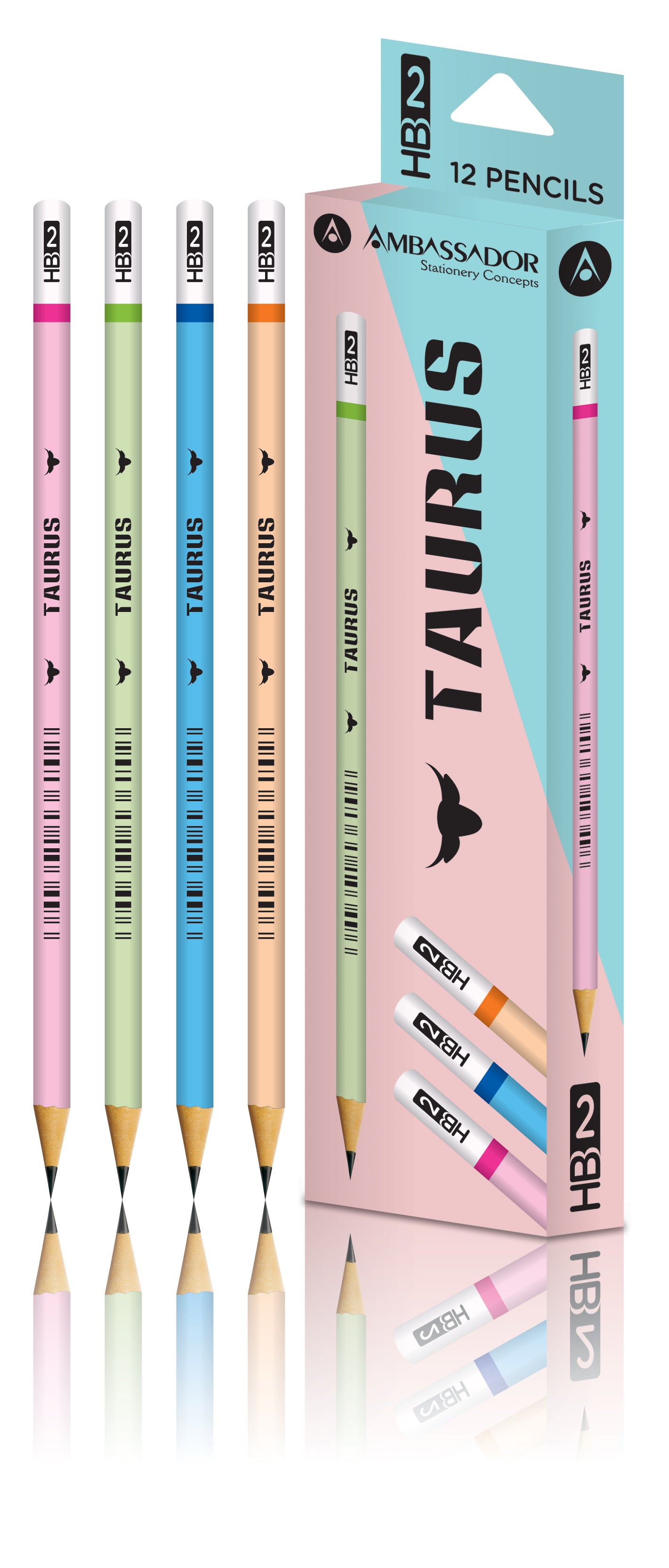 Taurus Wooden Pencils-pastels