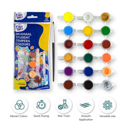 Kores Tempera Colours - 18 shades