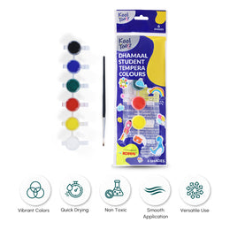 Kores Tempera Colours - 6 shades