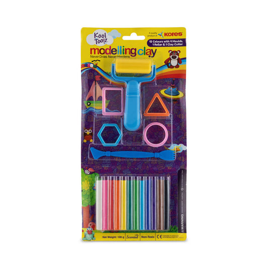 Kores Modelling clay 100gms Neon