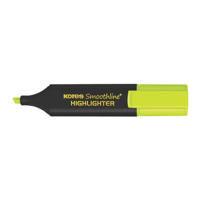 Kores Highlighters Box of 10 pcs - Yellow