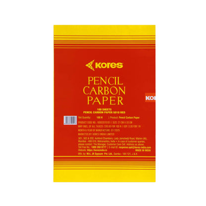 Kores 5010 Carbon Paper Red