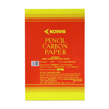 Kores 5010 Carbon Paper Yellow
