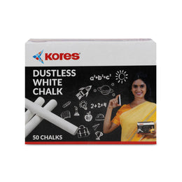 Kores White Chalk - 50pcs