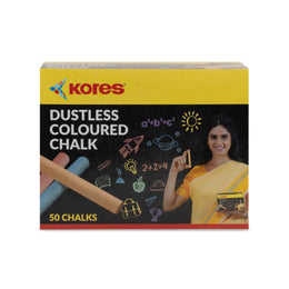 Kores Coloured Chalk - 50pcs