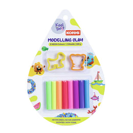 Kores Modelling clay 100gms Neon - 8 Shades