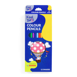 Kores Wooden Colour Pencils Full Size - 12 Shades
