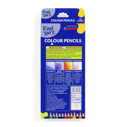 Kores Wooden Colour Pencils Full Size - 12 Shades
