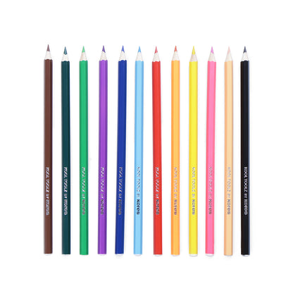 Kores Polymer Colour Pencils - Full Size - 12 Shades