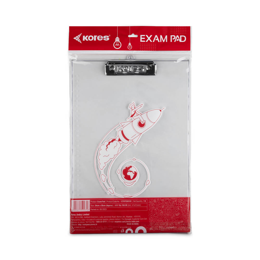 Kores Transparent Exam Pad