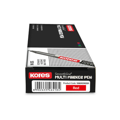 Kores Multi Marker Pen ( Red )