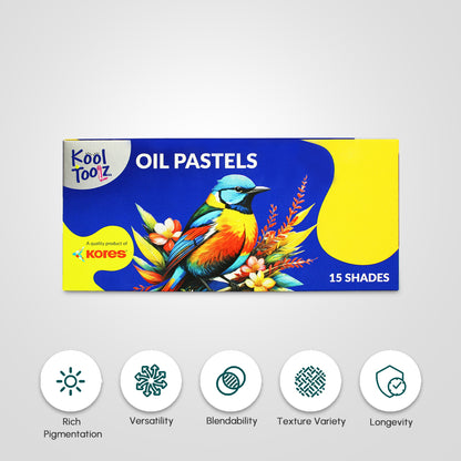 Kores Oil Pastels - 15 Shades