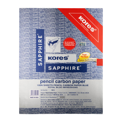 Kores Sapphire Carbon Paper Sapphire Blue