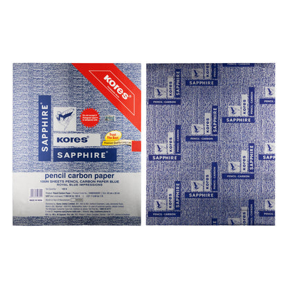 Kores Sapphire Carbon Paper Sapphire Blue