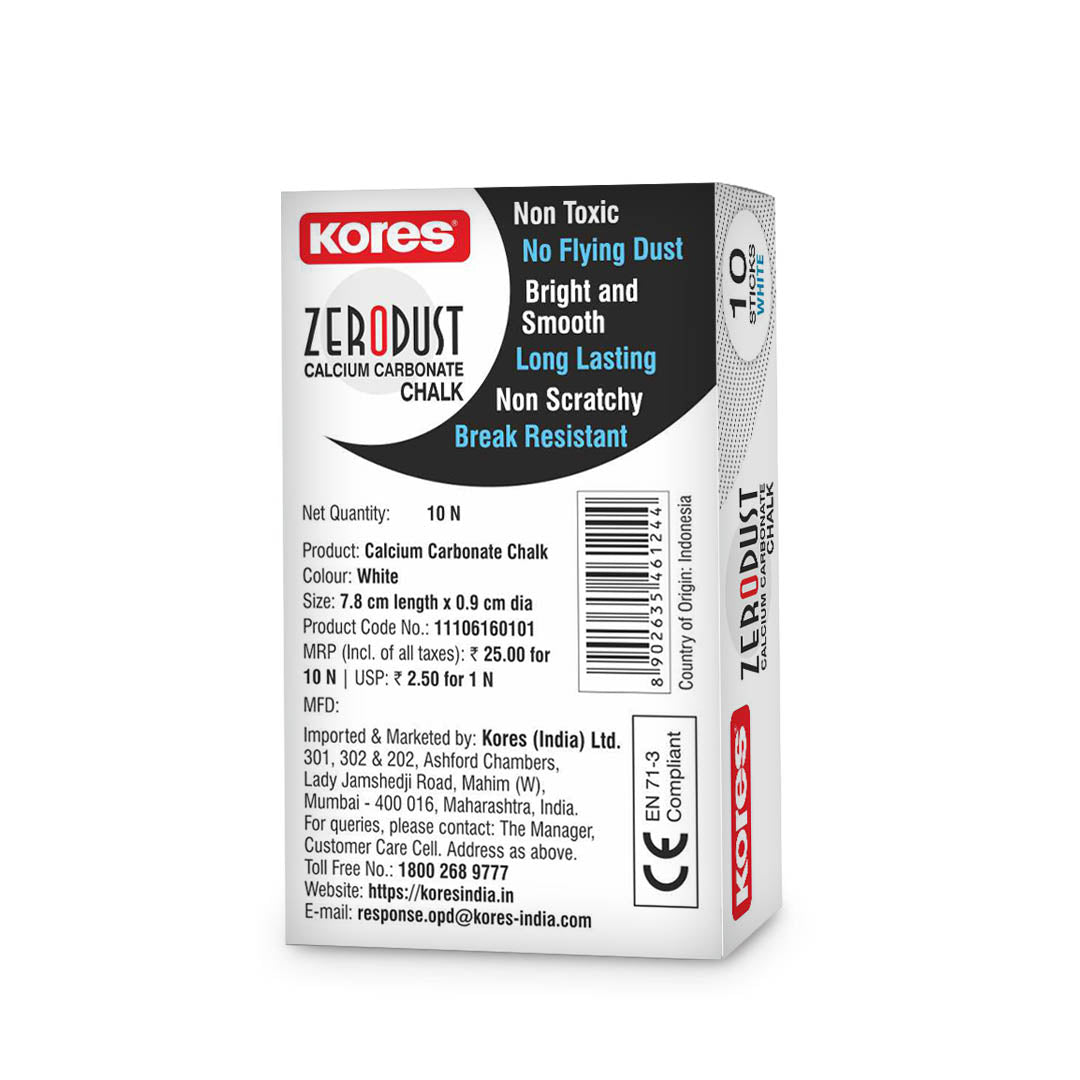 Kores Zerodust White Chalk
