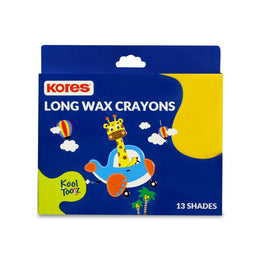 Kores Wax Crayons 12+1 - Long Shades