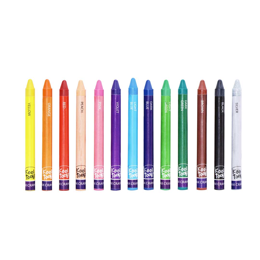 Kores Wax Crayons 12+1 - Long Shades