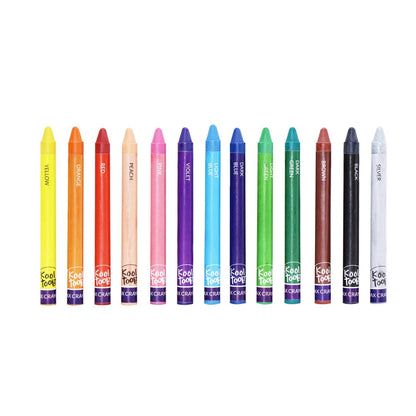 Kores Wax Crayons 12+1 - Long Shades
