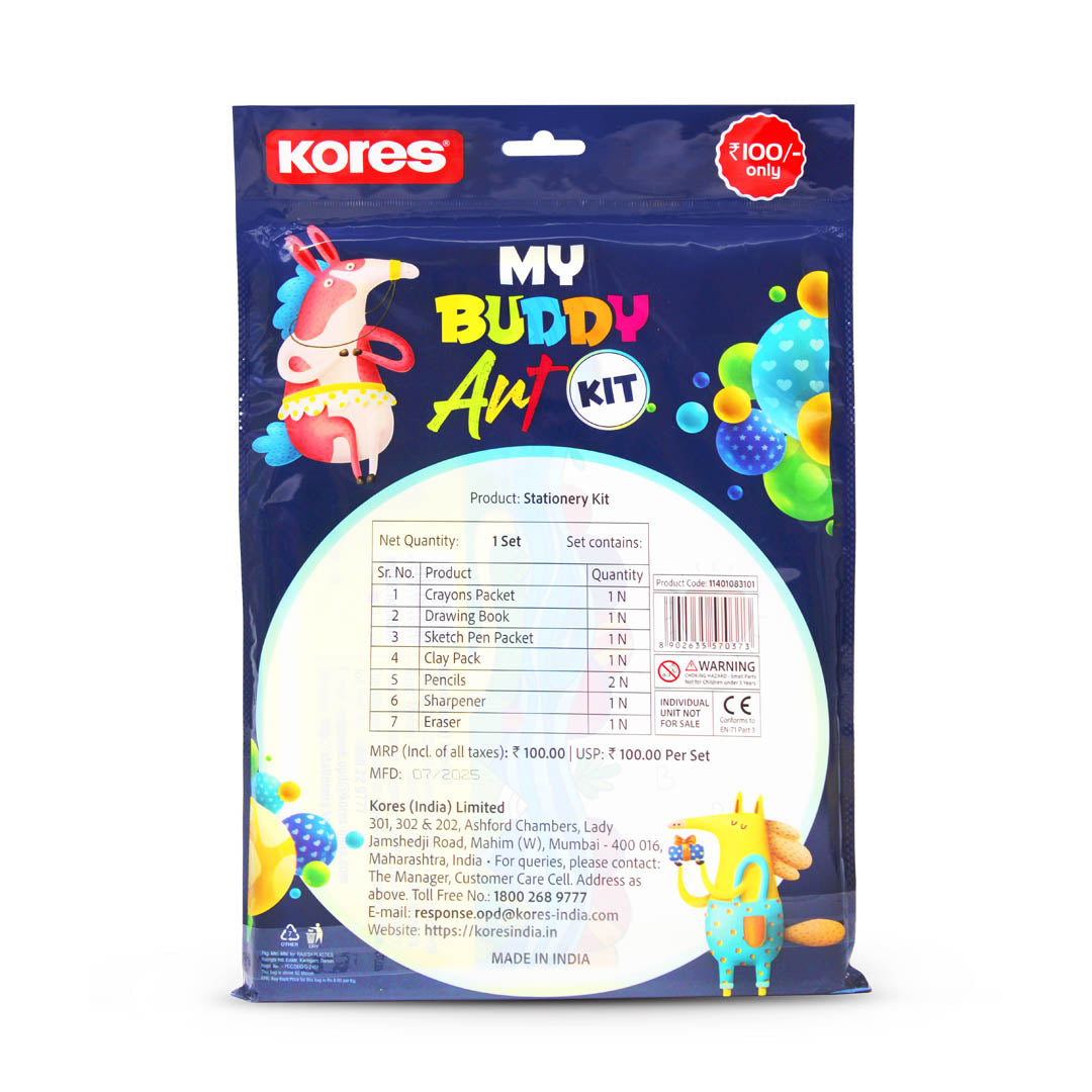 Kores My Buddy Art Kit - Rs.100