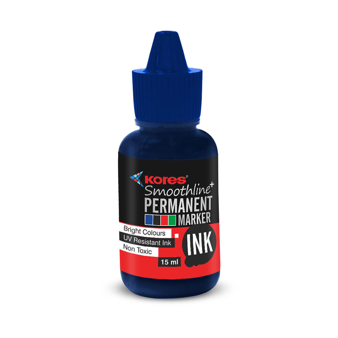 Blue Permanent Marker Ink - 15 ml