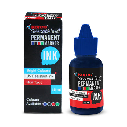 Blue Permanent Marker Ink - 15 ml