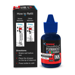 Blue Permanent Marker Ink - 15 ml