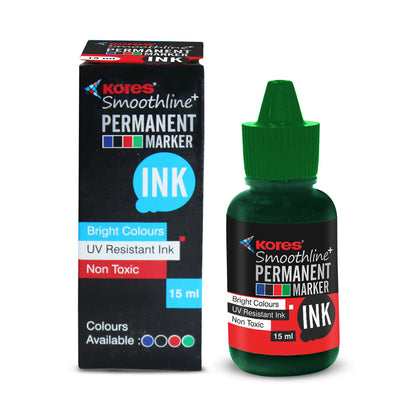 Green Permanent Marker Ink - 15 ml