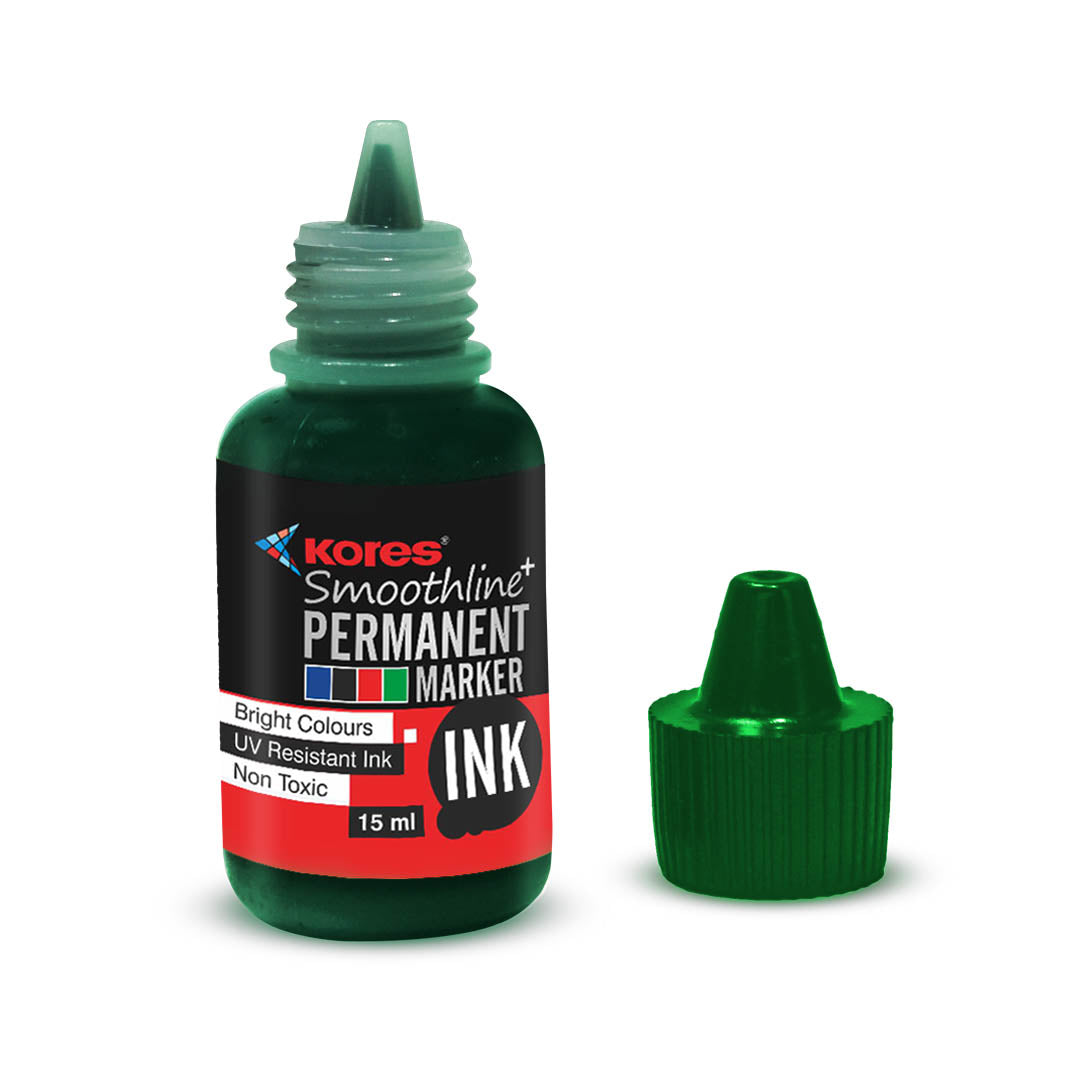 Green Permanent Marker Ink - 15 ml