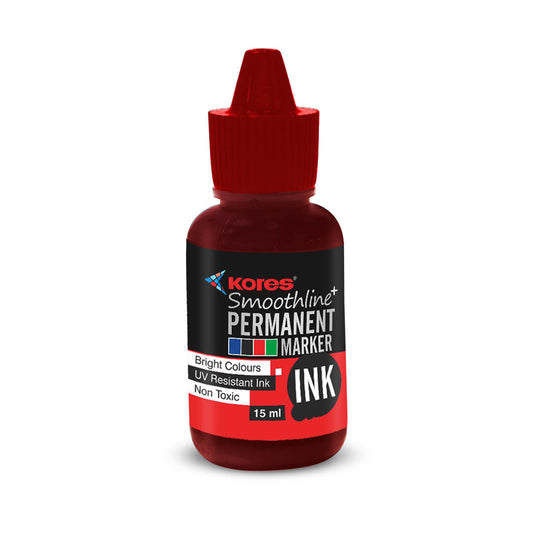 Red Permanent Marker Ink - 15 ml