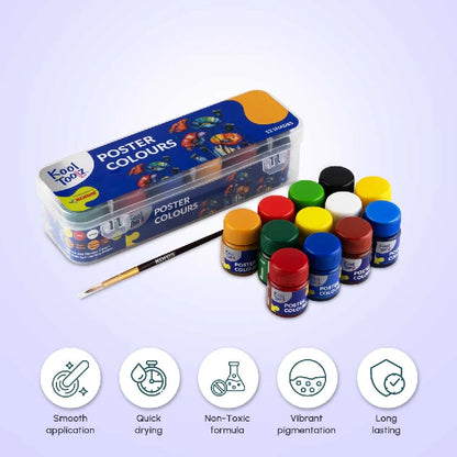 Kores Poster Colour - 12 shades