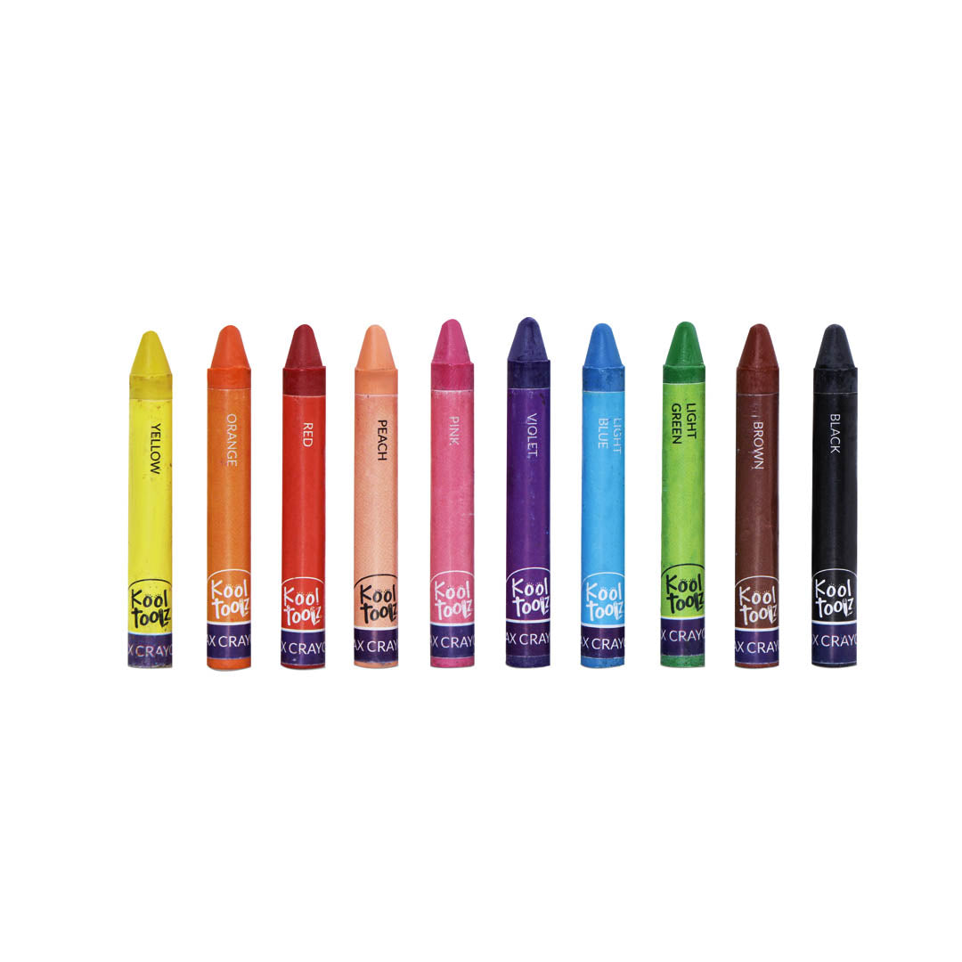 Kores Wax Crayons - 10 Shades