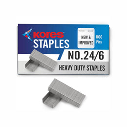 Kores Staple Pin No.24/6, 20 packets of 1000 pins in a box