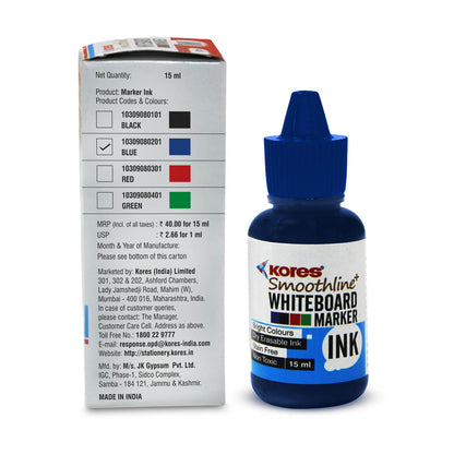 Blue Whiteboard Marker Ink - 15 ml