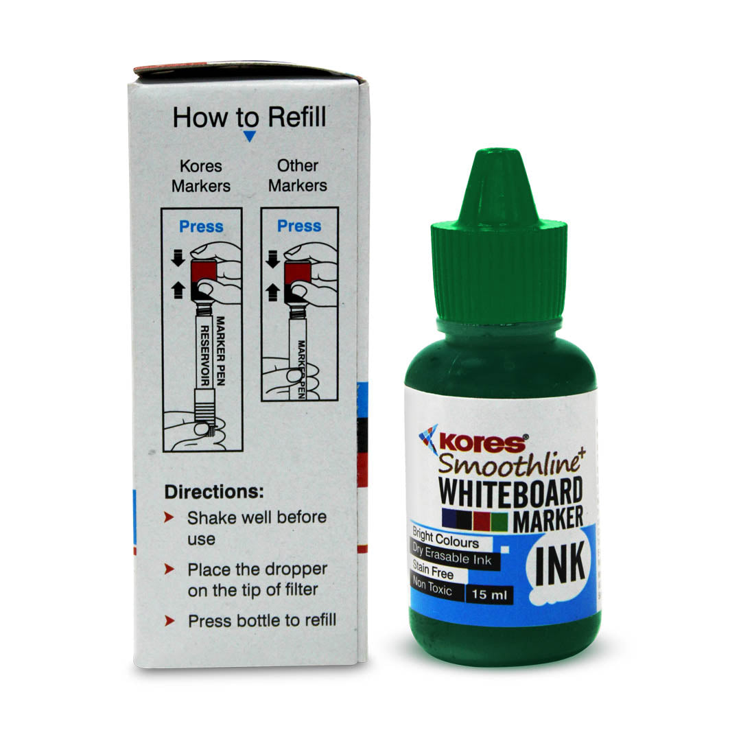 Green Whiteboard Marker Ink - 15 ml