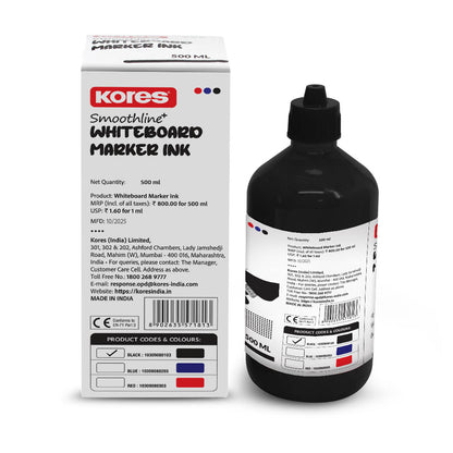 Black Whiteboard Marker Ink - 500 ml
